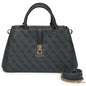 GUESS ZAMIRA SATCHED BAG Black