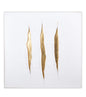 Abstrast wall art gold & white