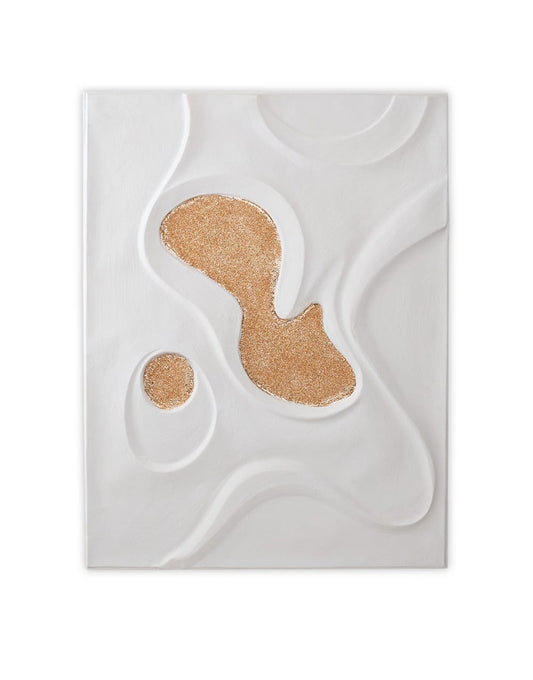 Gold splash Abstract wall art