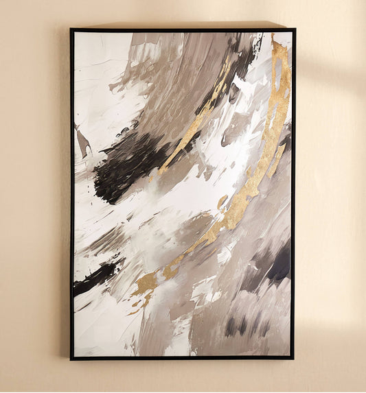 Multi colour canvas wall art  83x123cm