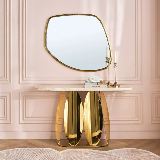 Aqiya Console Table with Mirror