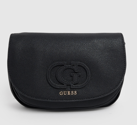 Guess  CALEBRA Logo Appliqued Flap Convertible Crossbody Bag