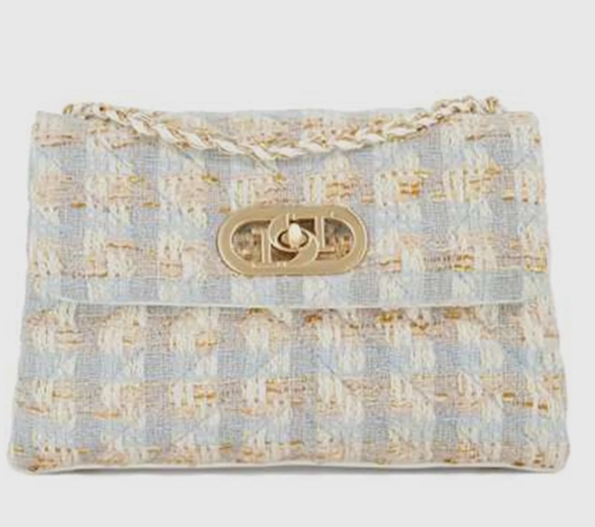 Dune London REGENT Patterned Flap Shoulder Bag