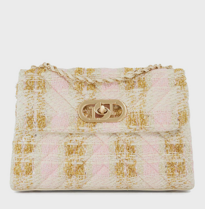 Dune London  REGENT Patterned Flap Shoulder Bag