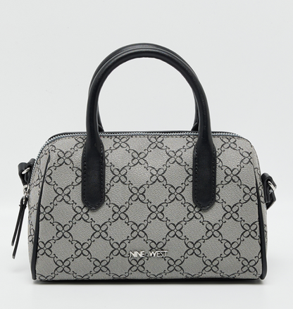 Nine West  OLIVE Monogram Patterned Satchel Bag