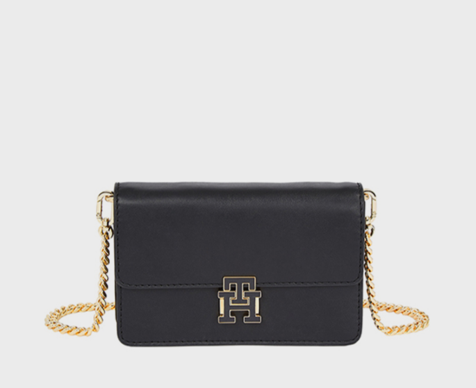 Tommy Hilfiger  Monogram Plaque Crossbody Bag