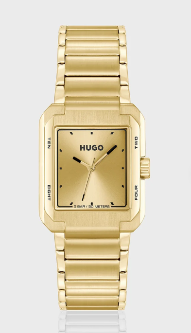 HUGO Analogue Watch with Steel Bracelet