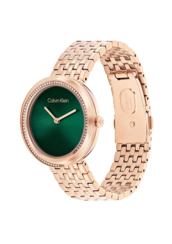 CALVIN KLEIN Analogue Watch with Steel Bracelet