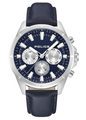 POLICE POLICE - Malawi Watch For Men Blue Dial Blue Leather Strap