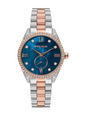 POLICE Share & Earn Uloya Round Shape Stainless Steel Analog Wrist Watch 34 mm - 2-Tone - P 15691BSTR-58M