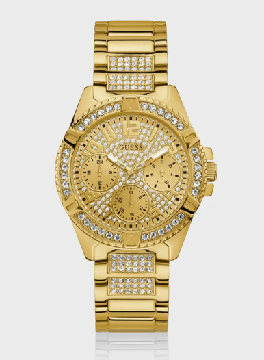 GUESS Share & Earn Crystal Detailing Glitz Watch