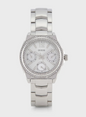 GUESS Share & Earn Ritzy Steel Strap Analog Watch