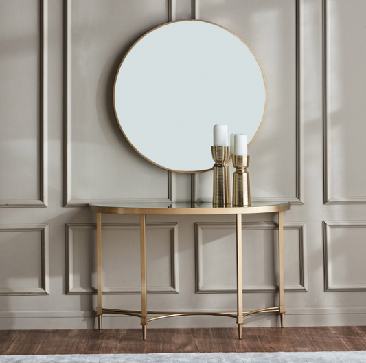 Eneto Console Table with Mirror