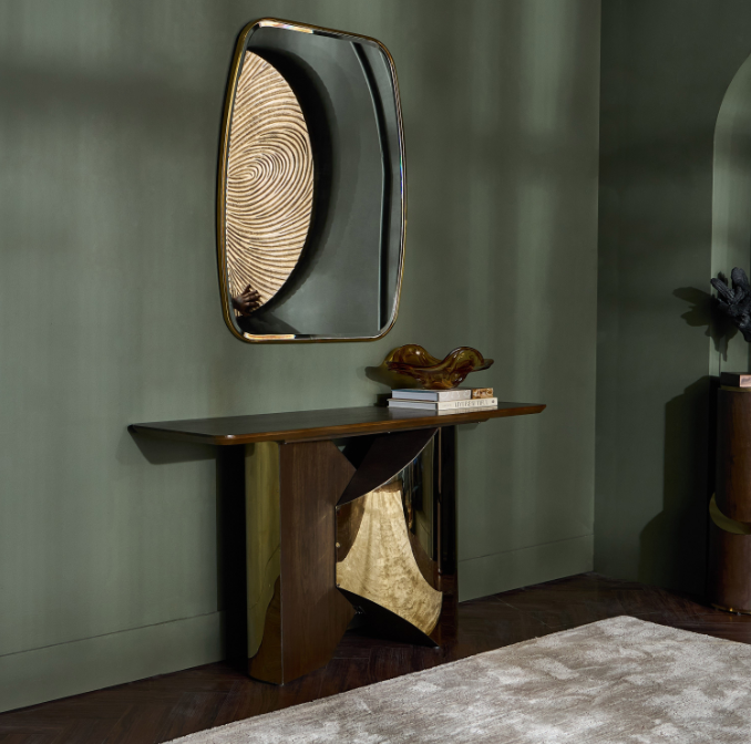 Exus Console Table with Mirror