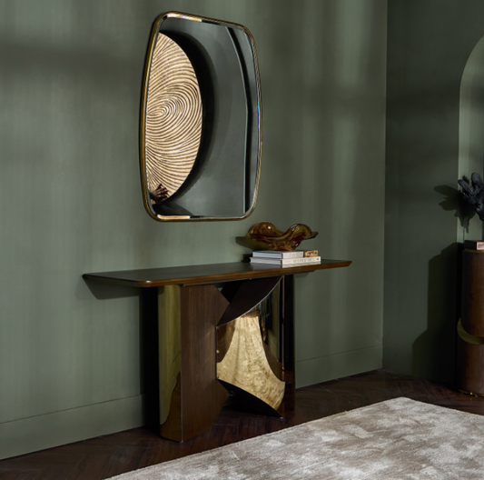 Exus Console Table with Mirror