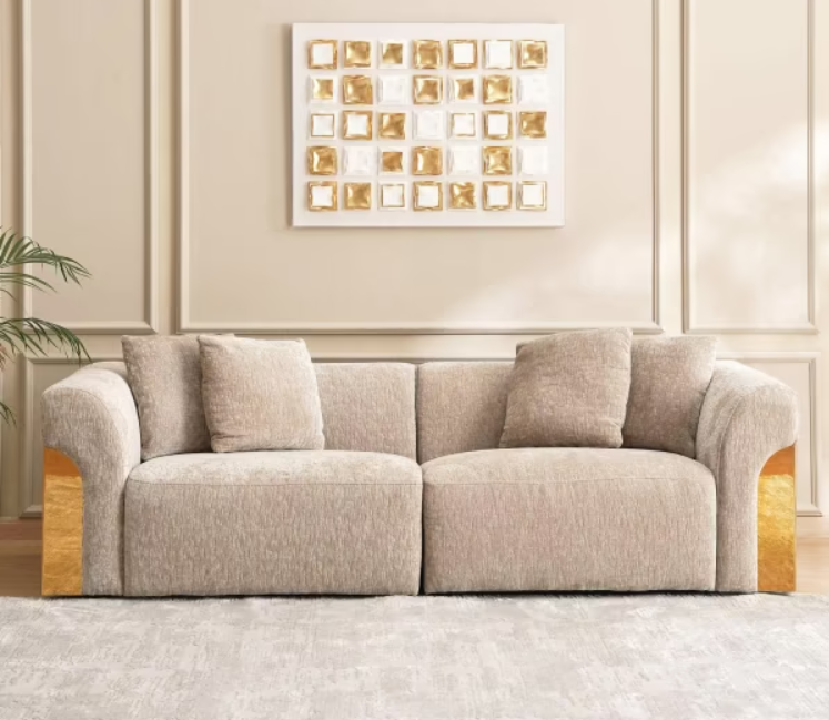 Entos 3 seater sofa - beige