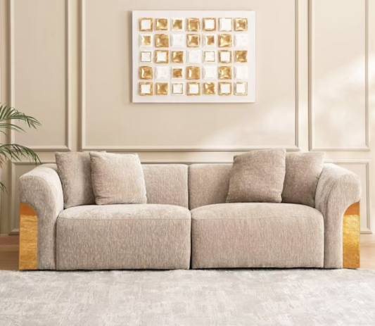 Entos 3 seater sofa - beige