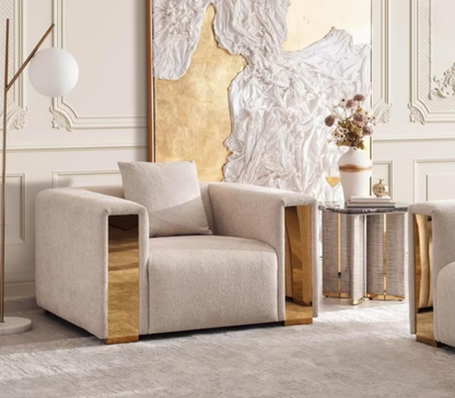 Ano single seater sofa - cream