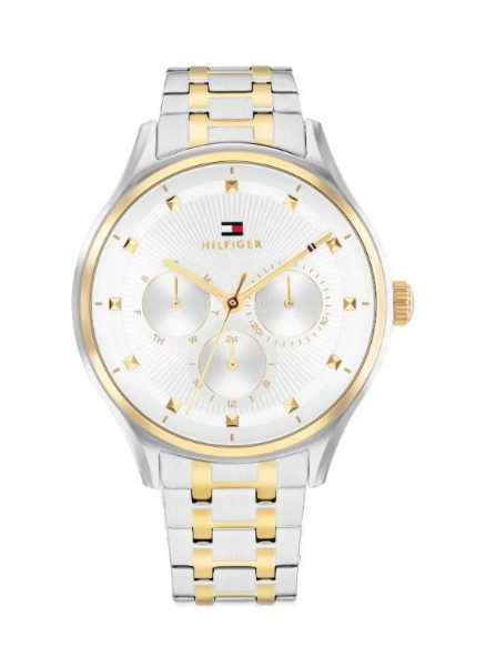 TOMMY HILFIGER Analogue Multifunction Watch with Steel Bracelet