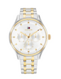 TOMMY HILFIGER Analogue Multifunction Watch with Steel Bracelet