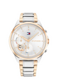 TOMMY HILFIGER Tommy Hilfiger Analogue Multifunction Quartz Watch for Women with Two-Tone Stainless Steel Bracelet - 1782415