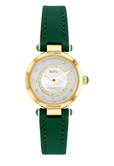 COACH Analogue Quartz Movement Watch Leather Strap