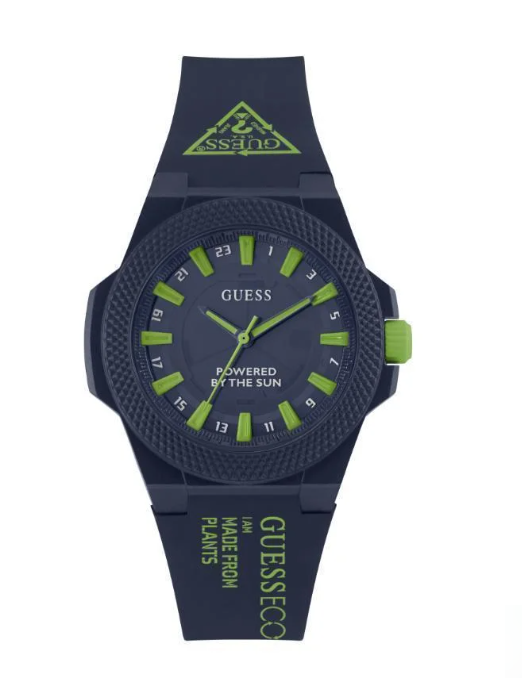 GUESS Matte Dial & Sustainable PU Strap Watch