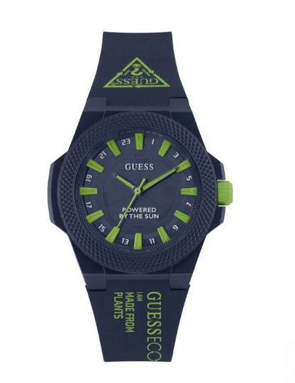 GUESS Matte Dial & Sustainable PU Strap Watch