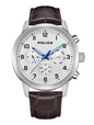 POLICE Raho Watch For Men White Dial And Brown Leather Strap