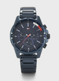 TOMMY HILFIGER Analogue Multifunction Watch with Steel Bracelet