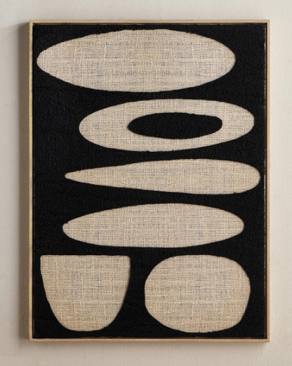 mono Framed Canvas Wall Art - 60x80 cm