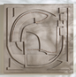 lva Hand-Painted Framed Canvas Wall Art - 102x102 cm