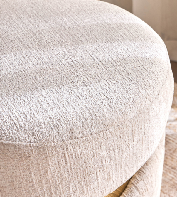 ahab Fabric Ottoman