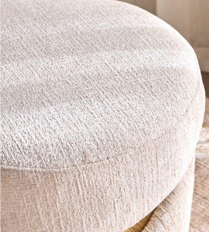 ahab Fabric Ottoman