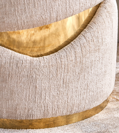ahab Fabric Ottoman