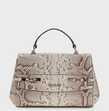 Guess MELINDA Snakeskin Satchel Bag