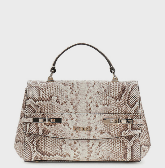 Guess MELINDA Snakeskin Satchel Bag