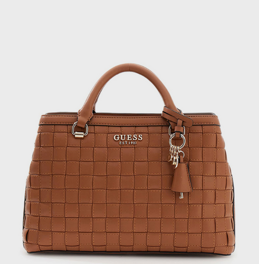 Guess SANDY Braided Girlfriend Satchel Bag