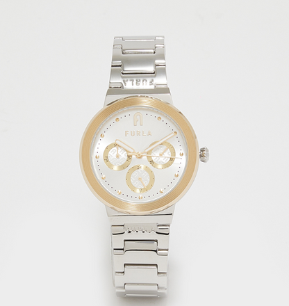Furla TORTONA Silver Dial Analog Watch