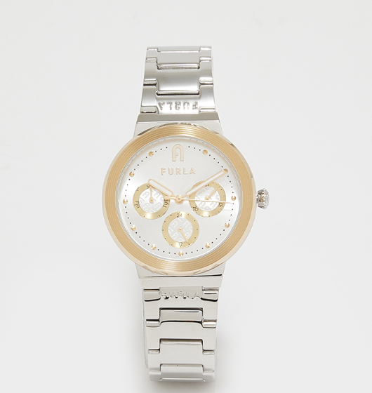 Furla TORTONA Silver Dial Analog Watch