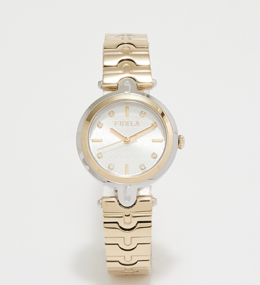 Furla ARCH-BAR Stone Embellished Analog Watch