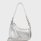 Dune London DIRECTION Logo Detail Metallic Shoulder Bag