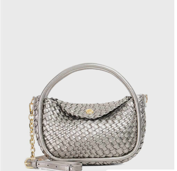 Dune London DINIDELIBERATE Braided Top-Handle Bag