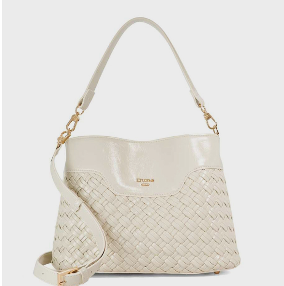 Dune London DINIDELPHINE Basket Weave Shoulder Bag
