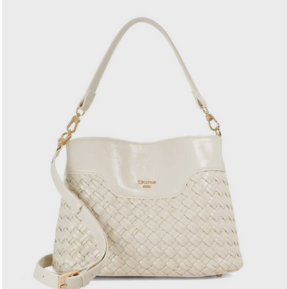 Dune London DINIDELPHINE Basket Weave Shoulder Bag