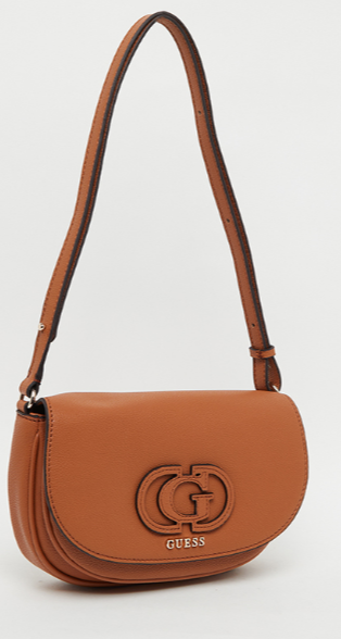 Guess CALEBRA Logo Appliqued Flap Crossbody Bag