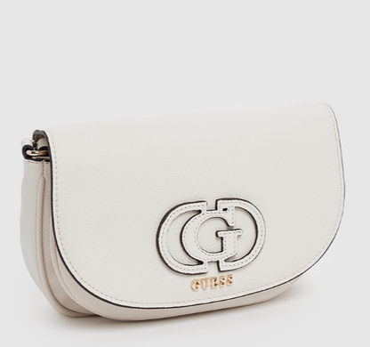 Guess  CALEBRA Logo Appliqued Flap Convertible Crossbody Bag