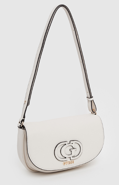 Guess  CALEBRA Logo Appliqued Flap Convertible Crossbody Bag