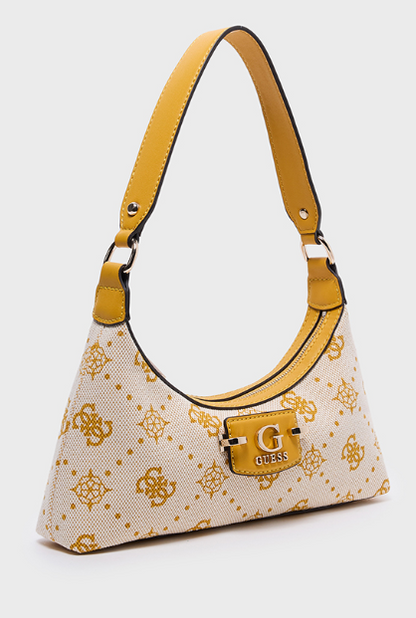 Guess  NEDA Logo Patterned Shoulder Bag