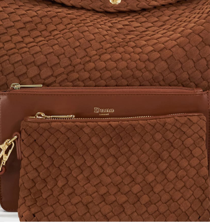 Dune London DELIBERATE braided Shoulder Bag